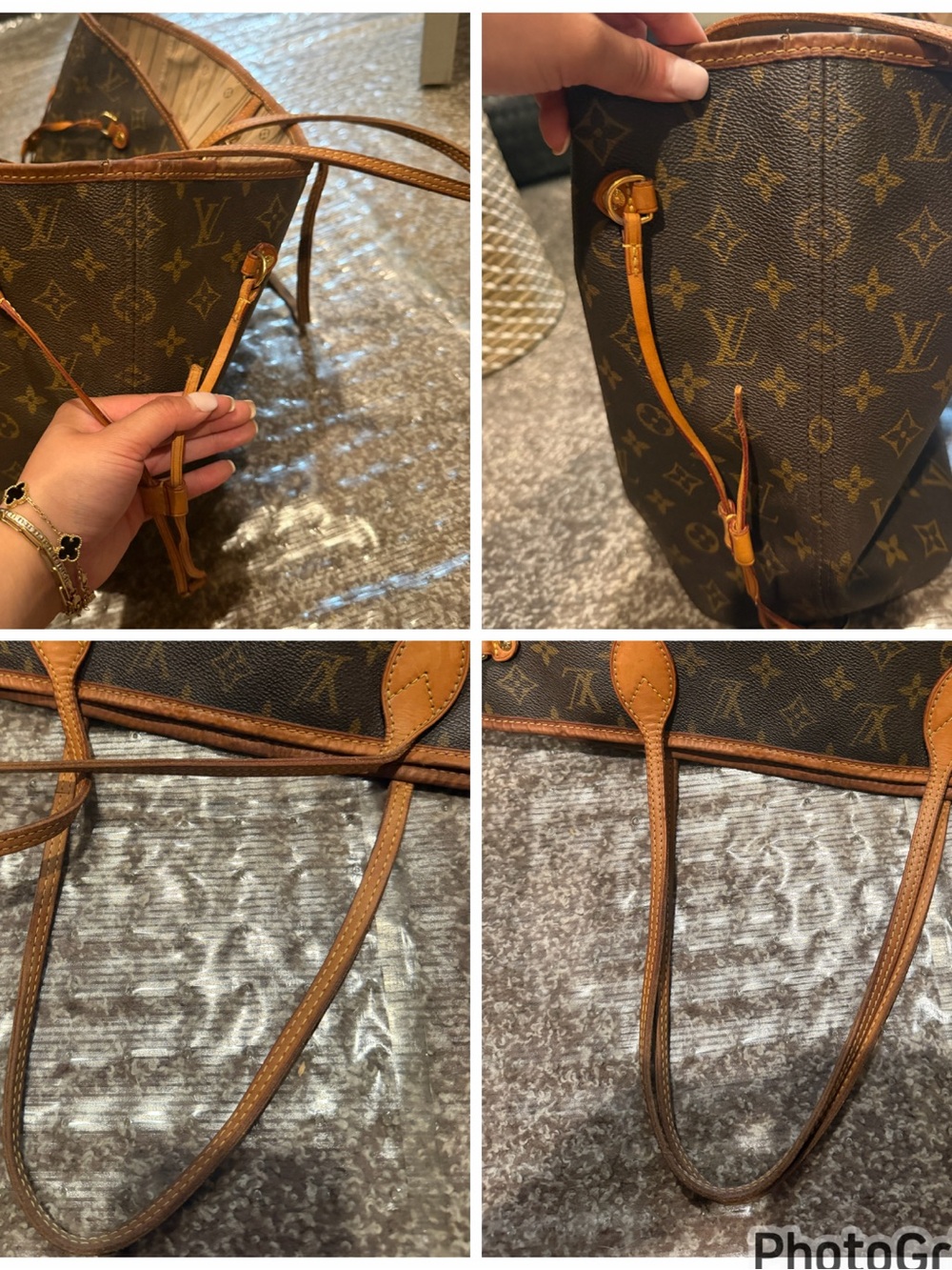 Louis Vuitton neverfull MM in monogram canvas no pouch - Picture 11 of 16